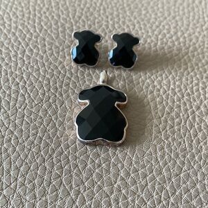 Tous earring and pendant